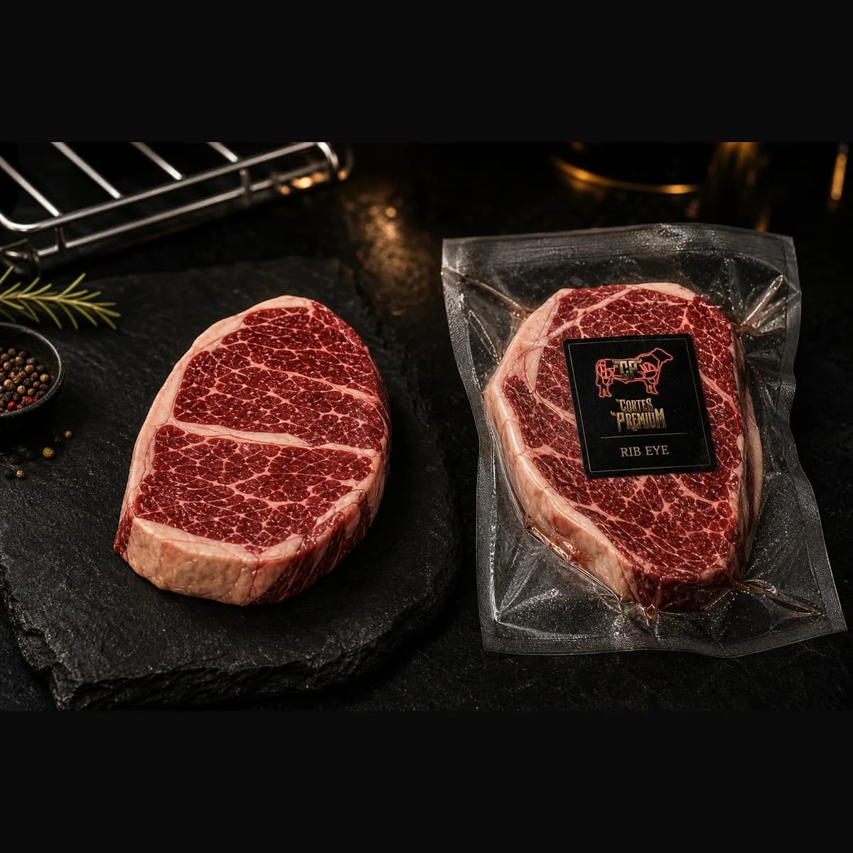 Rib Eye seleccionado por Cortes Premium